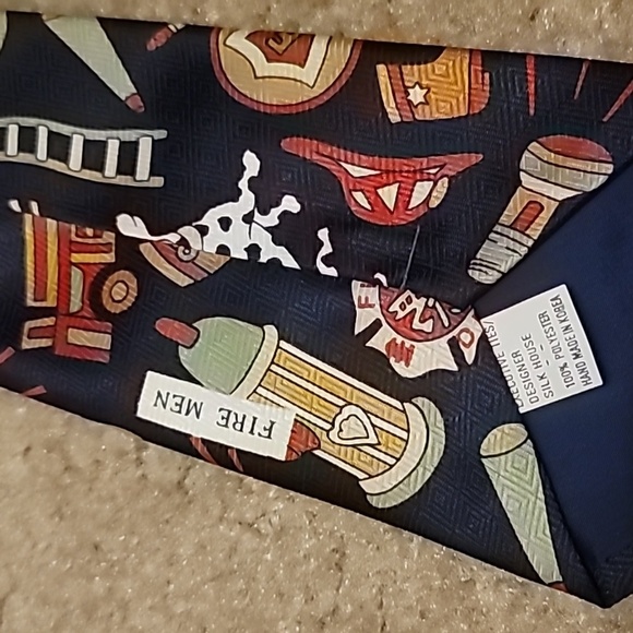 Firemen Tie Designs By A. Rogers Hand Made - Picture 4 of 4
